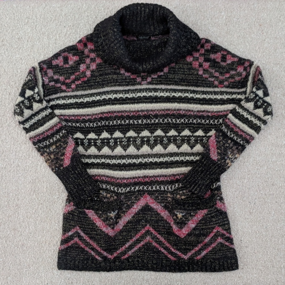 Lucky Brand Nordic Cowl Neck Tunic Sweater, S - Picture 2 of 8
